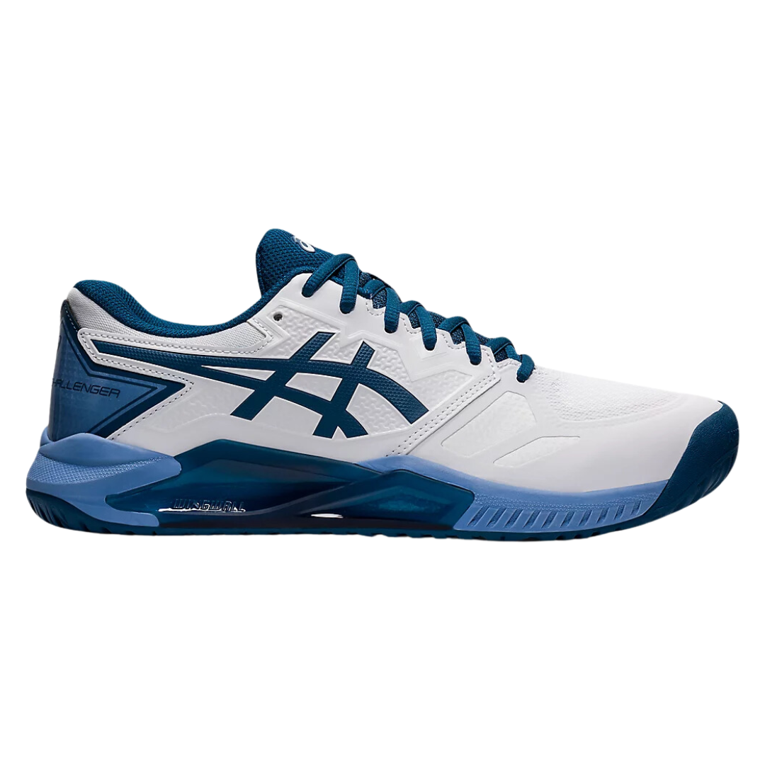 Tenis Asics Gel Challenger 13 White Light Indigo de Hombre para Tenis Tenis y Gol Deportes Ags